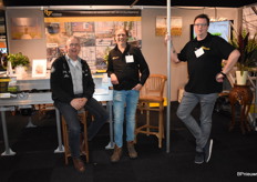 Don Boers van Root Barrier, Herman Verboom en Ron van Holstein van H.T. Verboom.